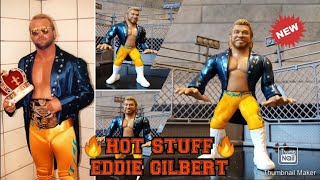 RIP 🇺🇸🔥💛 I made Custom WCW ECW NWA Legend Hotstuff Eddie Gilbert Retro WWE Hasbro Wrestling Figure [upl. by Canning809]