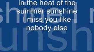 Summer Sunshine by The Corrs with lyrics [upl. by Eizzo]