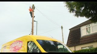 Installing Zzoomm via an overhead pole [upl. by Amrac572]