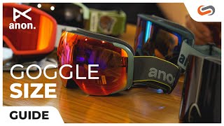 The ULTIMATE Anon Snow Goggles SIZE GUIDE  SportRx [upl. by Barbara-Anne618]