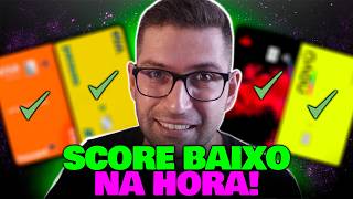 ✅ 4 CARTÕES de CRÉDITO que estão aprovando ÓTIMOS LIMITES para SCORE BAIXO✅ [upl. by Winwaloe]