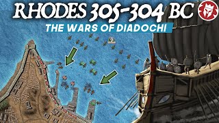 Siege of Rhodes  Diadochi Wars  Ancient History DOCUMENTARY [upl. by Jacinthe]