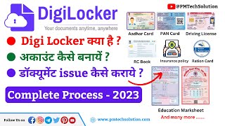 Digilocker kya hai  Digilocker account Kaise Banaye  Document ko issue kaise karaye new Process [upl. by Gannes]