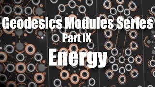 Geodesics Modules Series Part 9  Energy [upl. by Alver]