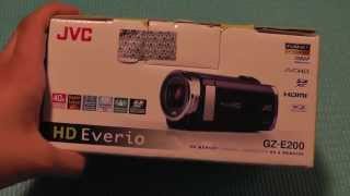 JVC HD EVERIO GZE200 UNBOXING [upl. by Rosy232]