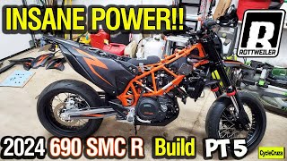 2024 KTM 690 SMC R BUILD EP05  Rottweiler Intake  SAS Removal  Fuel Dongle [upl. by Eojyllib]