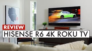 EASY TO USE 4K TV Hisense R6 TV Review  Roku Best CHEAP TV for 2020 [upl. by Wallis]