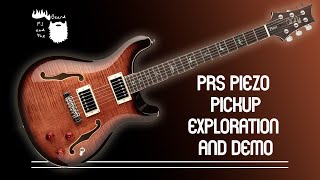 PRS SE Hollowbody Piezo II  Piezo Pickup Exploration and Demo [upl. by Etnahsa]