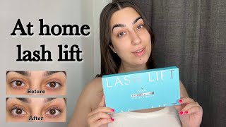 AYASAL LASH LIFT KIT  At home lash lift ItsJoannaCristina [upl. by Elokin]