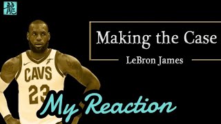 LeBron James is the GOAT • Making the Case reaction [upl. by Leamse]