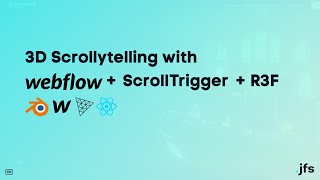 3D Scrollytelling Experience with Webflow  R3F and Scrolltrigger [upl. by Yzeerb]