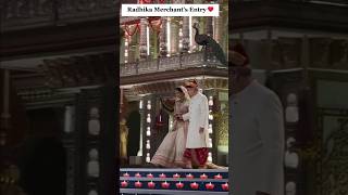 Radhika Merchant grand Entry at Wedding 😍 shorts anantambani [upl. by Rennold954]