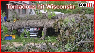 Tornadoes touch down across Wisconsin meteorologist explains [upl. by Nichol]