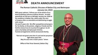 Minister Fonseca Bishop Nicasio was a Good Son of Belize [upl. by Bena407]