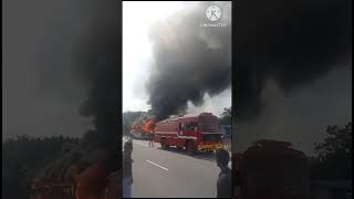 Trichy to chennai bypaas road gas leaked in bus [upl. by Senaj247]