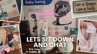 Let’s Sit Down And Chat  Items I’ve purchased for baby  Gratitude clutterfreeliving [upl. by Alvord366]