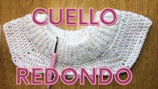 CROCHET Cuello redondo super elastizado MUY FÁCIL [upl. by Tri]