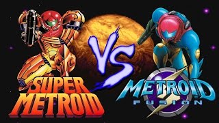 Super Metroid Vs Metroid Fusion  Nefarious Wes [upl. by Hamish903]