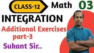 Additional Exercises for integration part312thmaths chsemathematics maths [upl. by Auerbach]