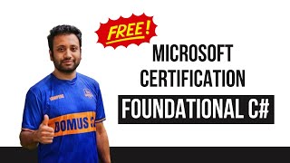 Microsoft Foundational C Certification for free  Bangla tutorial [upl. by Hettie]