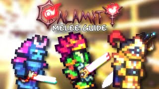 COMPLETE Calamity Melee Class Setups Progression Guide Version 203011 [upl. by Lathe]