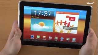 Samsung Galaxy Tab 101 N  Unboxing amp Review deutsch [upl. by Atilrac]