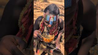 See Beautiful girls Hadzabe tribe Cooks Meal😋 So Deliciousbushmen Culture traditional [upl. by Nagiam]