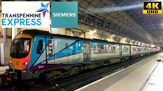 TransPennine Express Hull to Manchester Siemens Mobility British Rail Class 185 Desiro 185117 [upl. by Yasnyl]