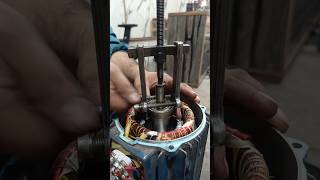 Remove motor bearing using hand puller motor bearing shorts [upl. by Marozik]