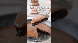 TARTA de CHOCOLATE en la SARTÉN en 10 minutos 🍫 [upl. by Rora766]