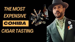 THE MOST EXPENSIVE COHIBA CIGAR TASTING 😱 [upl. by Allesor]