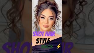 Shot hair style hack ⚡shothair hairstyle styleshack fashion shots ytshorts [upl. by Jock]