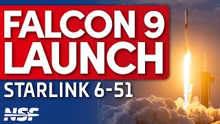 SpaceX Falcon 9 Launches Starlink 651 [upl. by Notnef458]