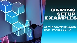 Examples of the Govee Hexagon Light Panels Ultra [upl. by Stavros]