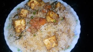 How to prepare Paneer Biryani at Home  Veg Main Course  Veg Rice Recipe [upl. by Ecinhoj22]