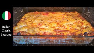 🇮🇹Italian Bolognese Lasagne Easy Recipe How to make it creamy  Passportcookbook [upl. by Yemarej523]