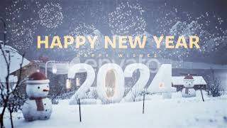 Happy New Year for After Effects 2024 [upl. by Hazrit]