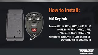 GM key fob programming by Dorman Products [upl. by Esirehc510]