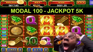 iSlot  MEGA888 Today  5 Fortune Modal 100 Jackpot 5K [upl. by Kinsley]