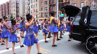 Sbk baton twirlers at the Bx Puerto Rican Parade 2015 [upl. by Line]