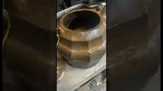 Dodecagon Tea Kettle beforeandafter restoration satisfying castiron smallbusiness reels fyp [upl. by Assilam]