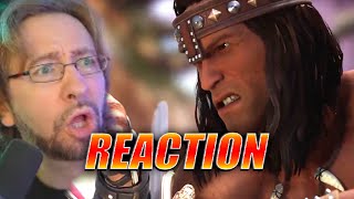 MAX REACTS Is that TUSK Conan  Mortal Kombat 1 [upl. by Ahsyt433]