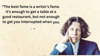 Fran Lebowitz best and fantastic quotes in English [upl. by Padraig]