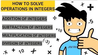 SOLVING OPERATIONS OF INTEGERS [upl. by Scrogan591]