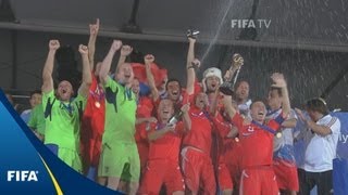 Russians celebrate historic final upset [upl. by Taimi67]