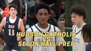 Hudson Catholic vs Seton Hall Prep‼️ Tahaad Pettiford amp Alex Massung Combine for 40 Gino Romano [upl. by Marco]