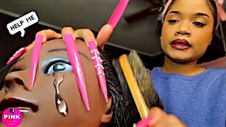 ASMR  Rude amp Extra Ghetto Hairstylist Does Your Hair  INSTANT REGRET [upl. by Keemahs]