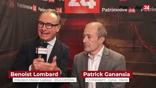 Interview avec Benoist LOMBARD Crystal et Patrick GANANSIA Cyrus  Herez  Patrimonia 2024 [upl. by Ttik]