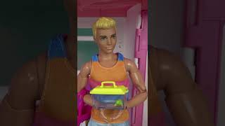 Barbie and Ken at Barbie Dream House w Barbies Sister Chelsea Getting New Pet Turtle shorts [upl. by Ayana]