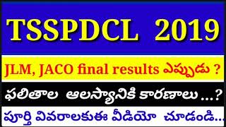 Tsspdcl 2019 JLM JACO final result important update 2022020 [upl. by Brandise680]